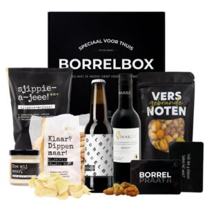 Borrelbox voor thuis | Met drankjes naar keuze
