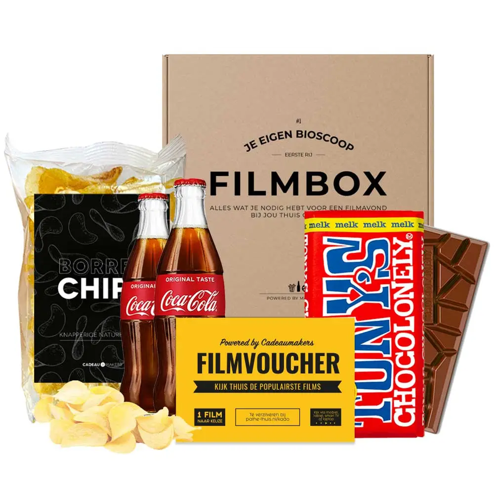 Filmpakket chips en chocolade