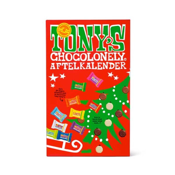 Kerst adventkalender Tony's Chocolonely