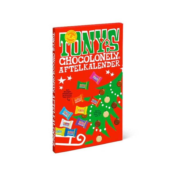 Kerst adventkalender Tony's Chocolonely