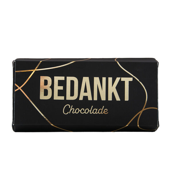 Bedankt chocolade | In luxe zwart-gouden verpakking - Afbeelding 2