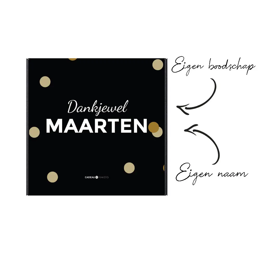 Cadeaupakket met eigen logo