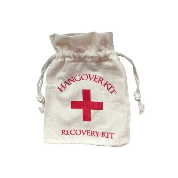 Hangover kit met inhoud