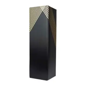 Fles geschenkverpakking (goud/zwart)