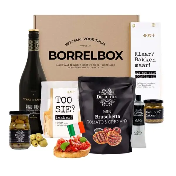 Italiaans cadeaupakket | Italiaans borrelen