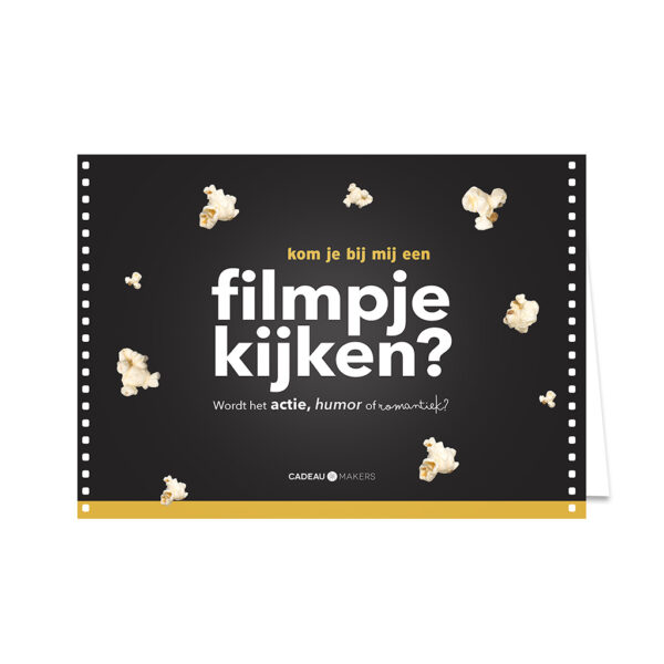 Kaart "Filmpje kijken?"