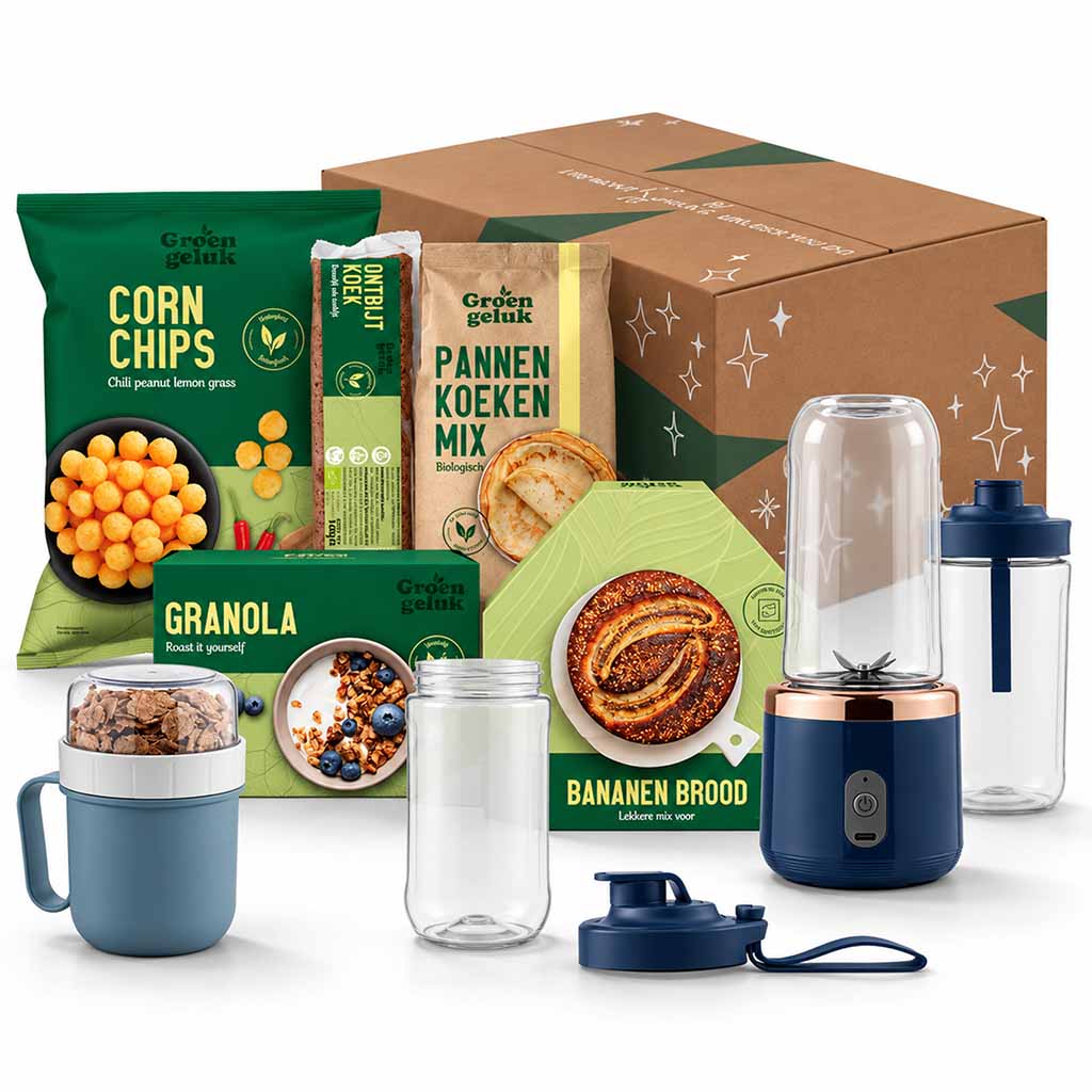 Gezond kerstpakket | Incl. Portable Blender