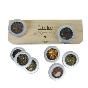Gepersonaliseerde theekist | Theekist voor losse thee