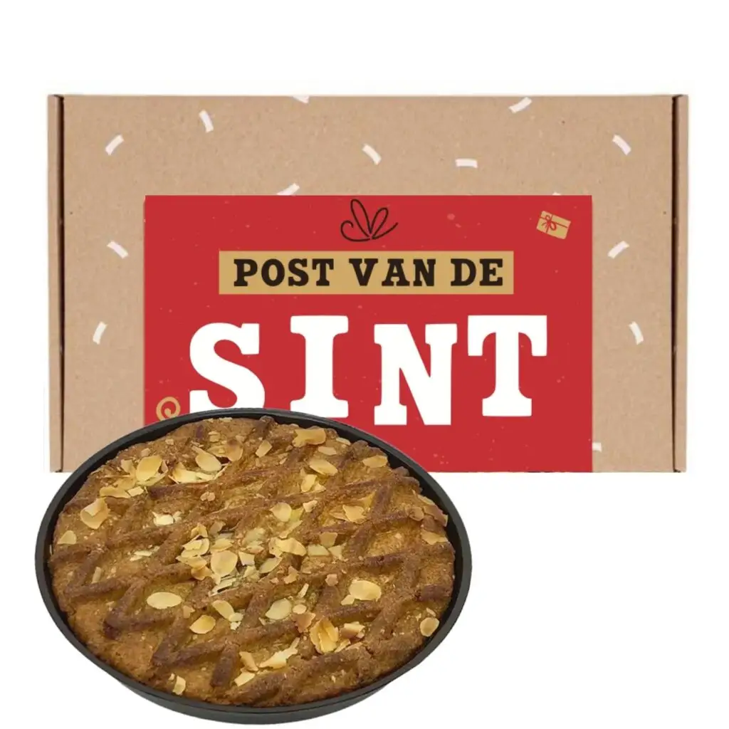 Gevulde speculaastaart Sinterklaas