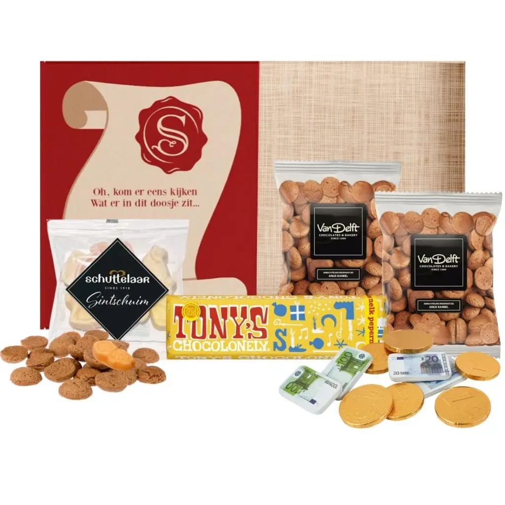 Sint proeverij brievenbus pakket