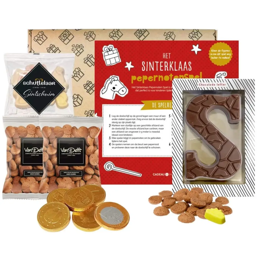 Sint spelletjes avond brievenenbuspakket