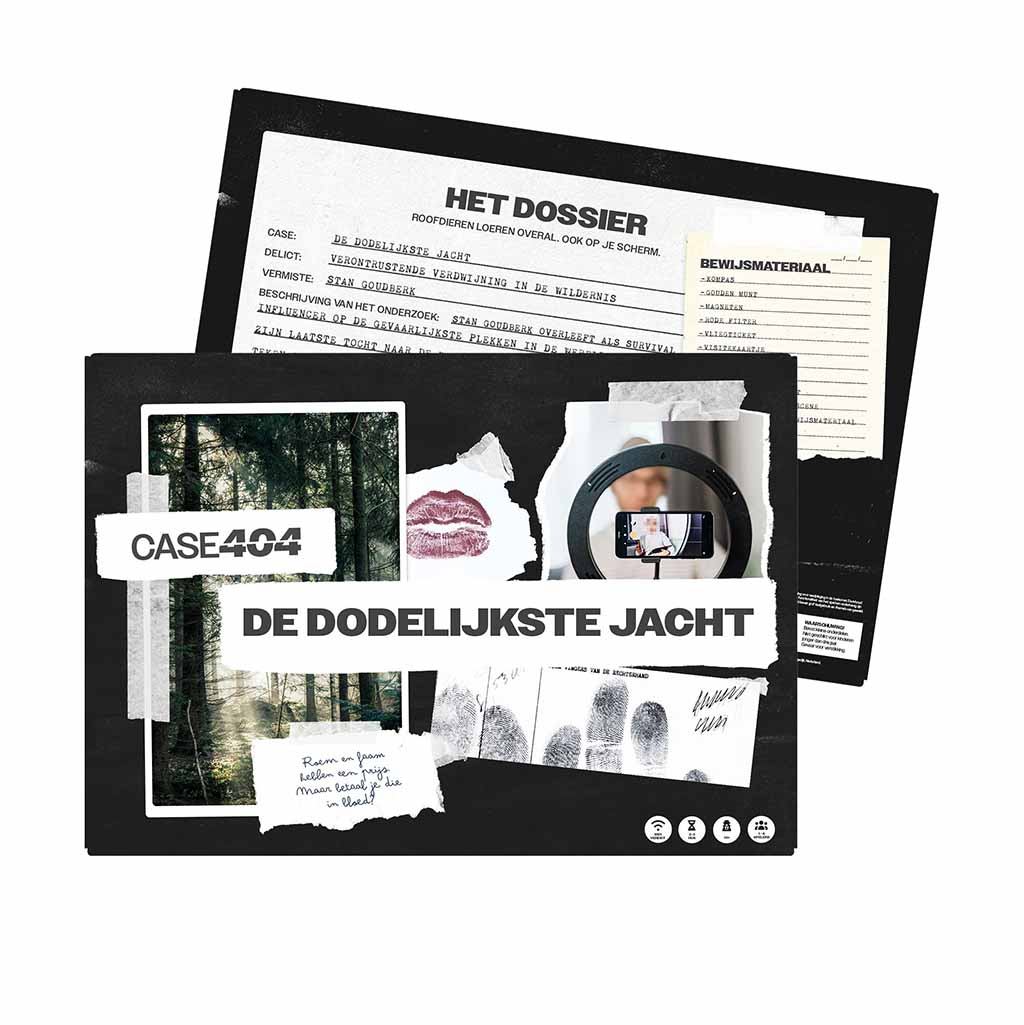 De Dodelijkste Jacht - moordspel - PRE ORDER